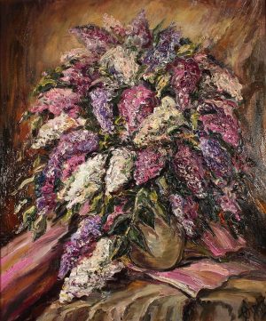 Сирень, 95х70, холст, масло, 2013 г.,