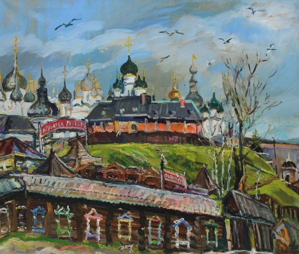 Весна в Ростове, 2017 г., хм, 90х100,