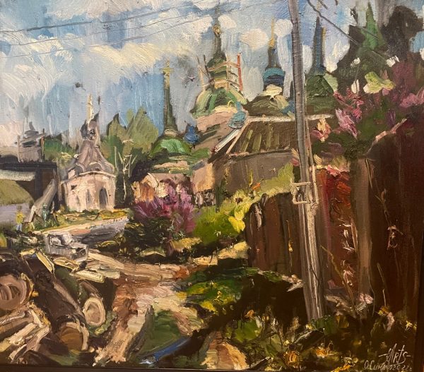 Ольга Симонова, Весна в Старице, 2022 г., 85х95, холст, масло