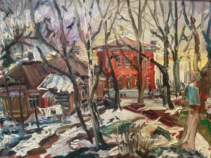 Ольга Симонова, Вечер на Луговой, 2017 г., 65х85, холст, масло
