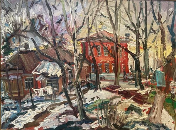 Ольга Симонова, Вечер на Луговой, 2017 г., 65х85, холст, масло