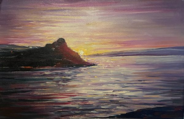 Ольга Симонова, Краски Байкала, 2007 г., 50х74, холст, масло