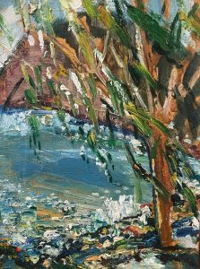 Ольга Симонова, Лазурь о. Крита, 2016 г., 40х30, холст, масло