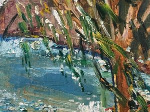 Ольга Симонова, Лазурь о. Крита, 2016 г., 40х30, холст, масло