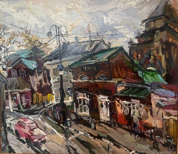 Ольга Симонова, Старинная калачная, г. Коломна, 2018, 70х80, холст, маcло