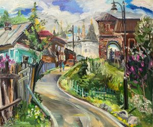 Ольга Симонова, Майский день в Ростове Великом, 85х100, холст, масло, 2026 г.